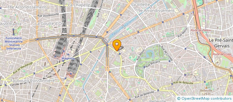 localisation de l'entreprise EDAH  PARIS