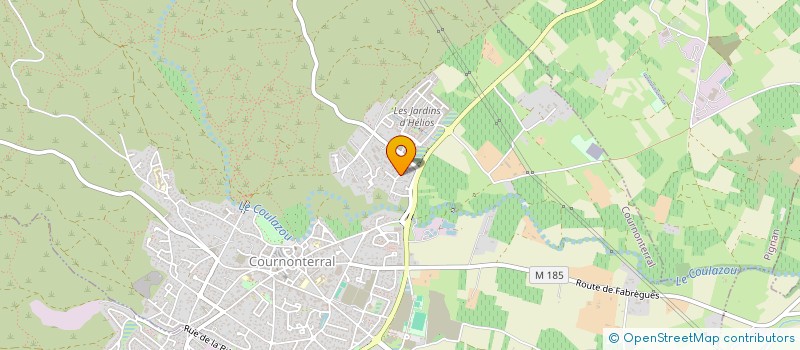 localisation de l'entreprise EDAILI NOVA  COURNONTERRAL