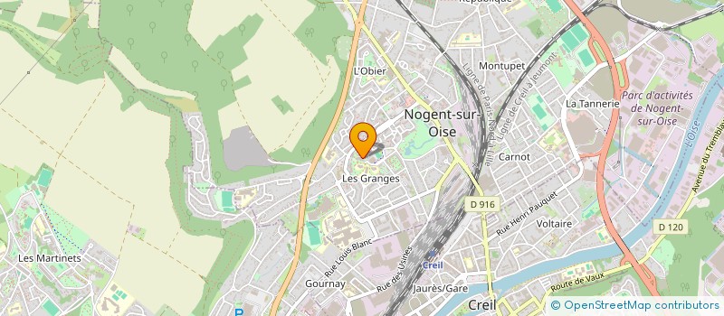 localisation de l'entreprise EDAJ  NOGENT-SUR-OISE