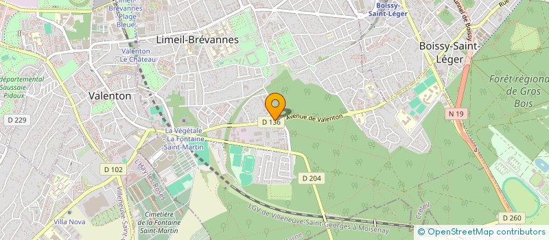 localisation de l'entreprise EDAK GARAGE  LIMEIL-BREVANNES