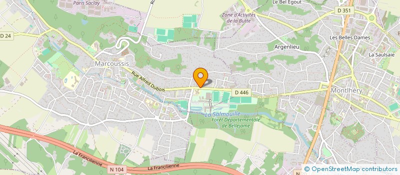 localisation de l'entreprise EDAL  MARCOUSSIS