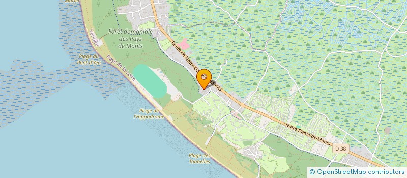 localisation de l'entreprise EDALLU  SAINT-JEAN-DE-MONTS