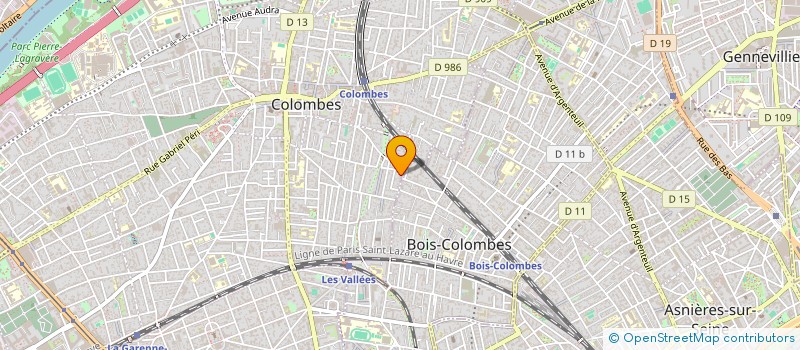 localisation de l'entreprise EDALPA à COLOMBES