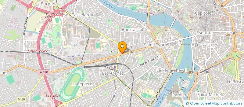 localisation de l'entreprise EDAM 31 à TOULOUSE