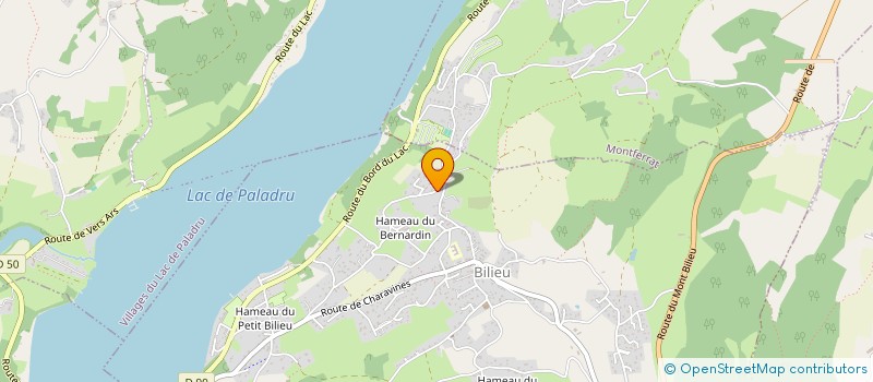 localisation de l'entreprise EDAMAC  BILIEU