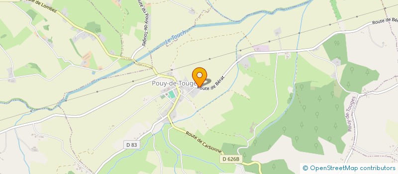 localisation de l'entreprise EDAMAME FRANCE  POUY-DE-TOUGES