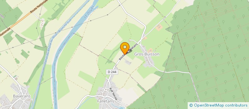 localisation de l'entreprise EDAMANI  ROCHEFORT-SUR-NENON