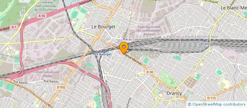 localisation de l'entreprise EDAMATIC à DRANCY