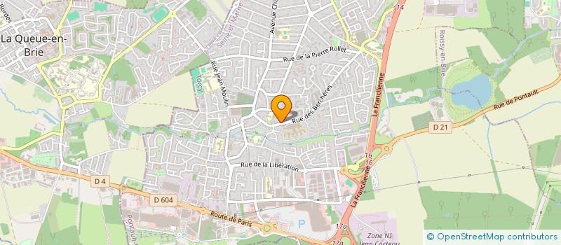 localisation de l'entreprise EDAMINE  PONTAULT-COMBAULT