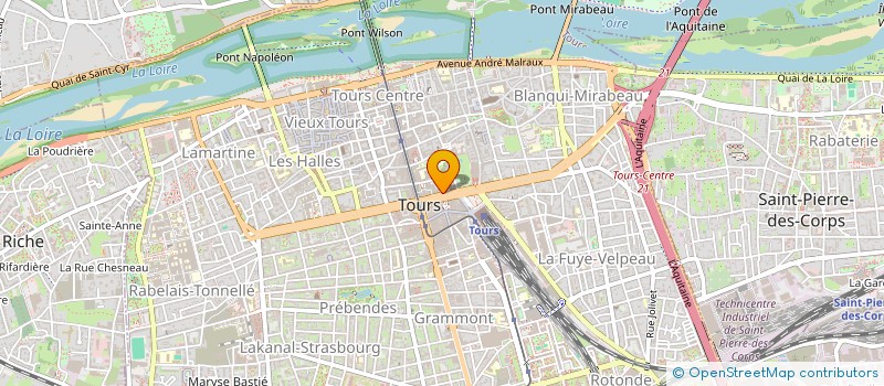 localisation de l'entreprise EDAN  TOURS