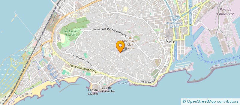 localisation de l'entreprise EDAN  SETE