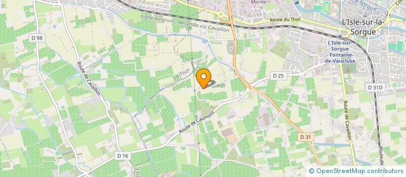 localisation de l'entreprise EDAN  L'ISLE-SUR-LA-SORGUE