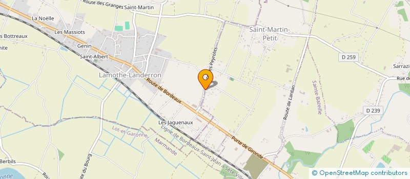 localisation de l'entreprise EDAN  SAINT-MARTIN-PETIT