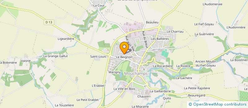 localisation de l'entreprise EDANA  MOUCHAMPS