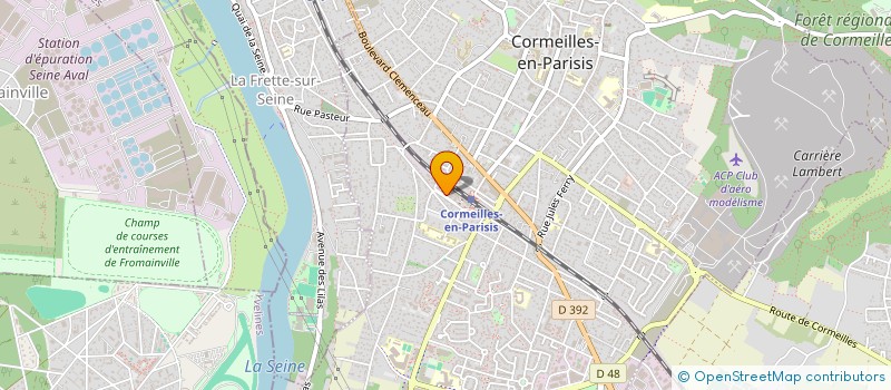 localisation de l'entreprise EDANET  CORMEILLES-EN-PARISIS