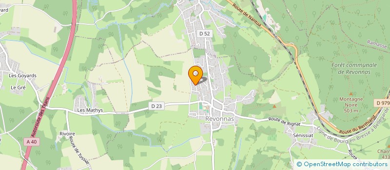 localisation de l'entreprise EDANICE  REVONNAS