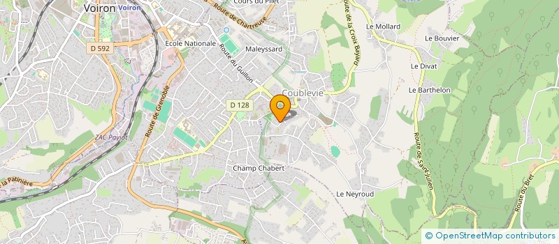 localisation de l'entreprise EDANLA  COUBLEVIE