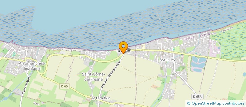 localisation de l'entreprise EDANTOINE  SAINT-COME-DE-FRESNE