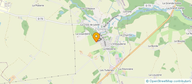 localisation de l'entreprise EDAP37  CROTELLES