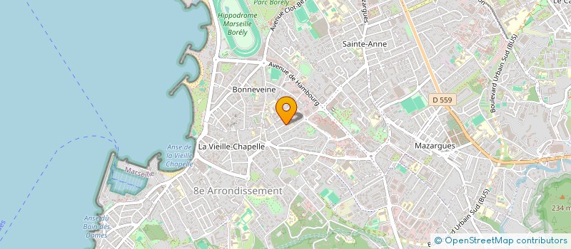 localisation de l'entreprise EDAR à MARSEILLE 8EME