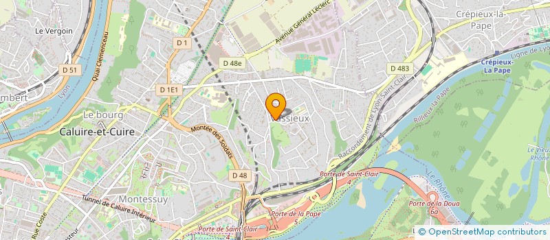 localisation de l'entreprise EDAR  CALUIRE-ET-CUIRE