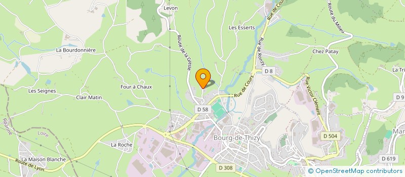 localisation de l'entreprise EDARPHIN ST OFFENGE  THIZY-LES-BOURGS