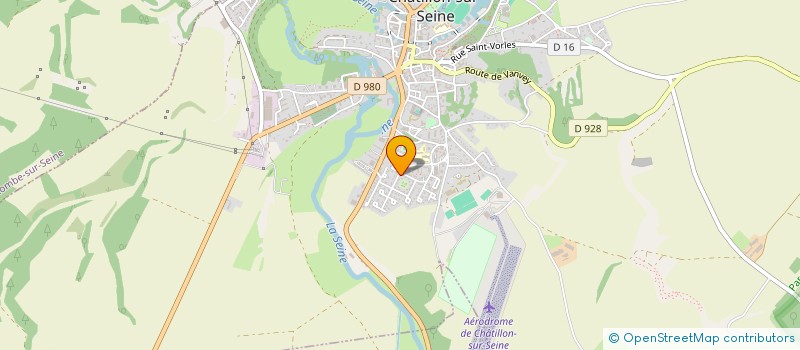 localisation de l'entreprise EDAS  CHATILLON SUR SEINE