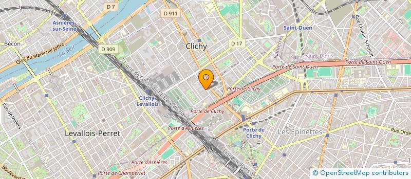 localisation de l'entreprise EDATL à CLICHY