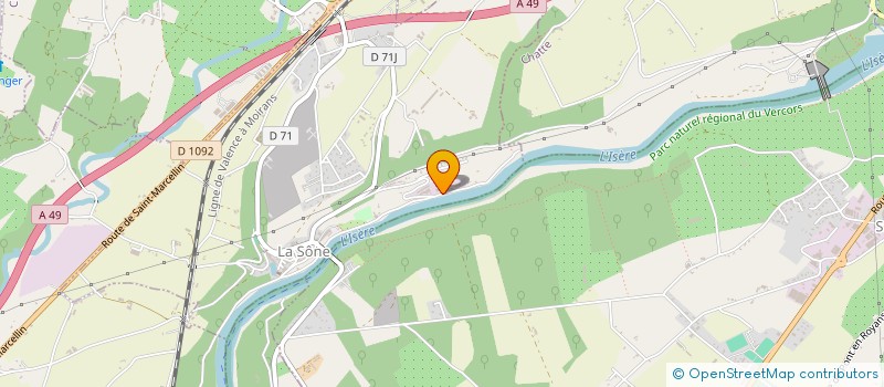 localisation de l'entreprise EDAUL  LA SONE