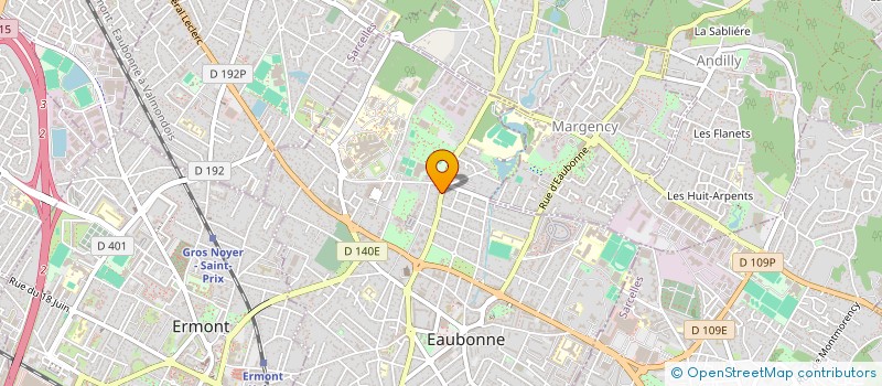 localisation de l'entreprise EDAURA  EAUBONNE