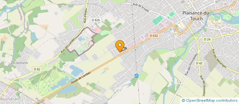 localisation de l'entreprise EDAURLYS  PLAISANCE-DU-TOUCH