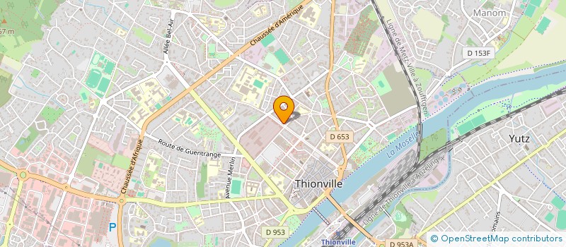 localisation de l'entreprise EDAUS COMMUNICATION à THIONVILLE