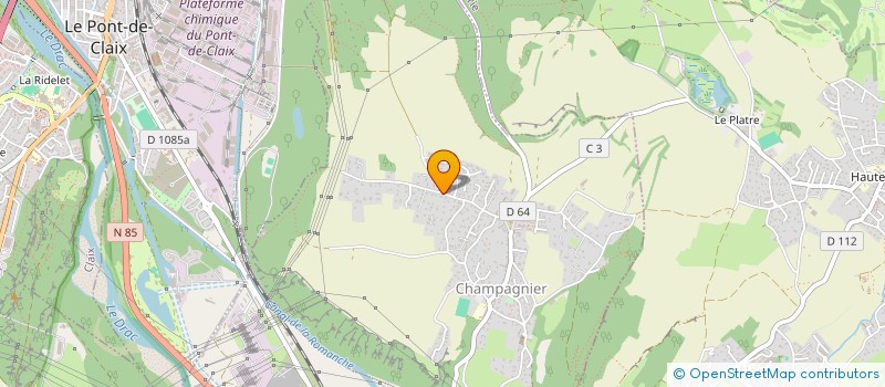 localisation de l'entreprise EDAXPERT  CHAMPAGNIER