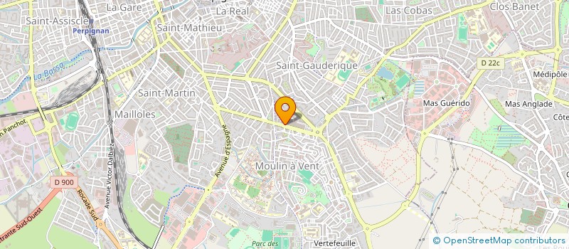 localisation de l'entreprise EDB  PERPIGNAN