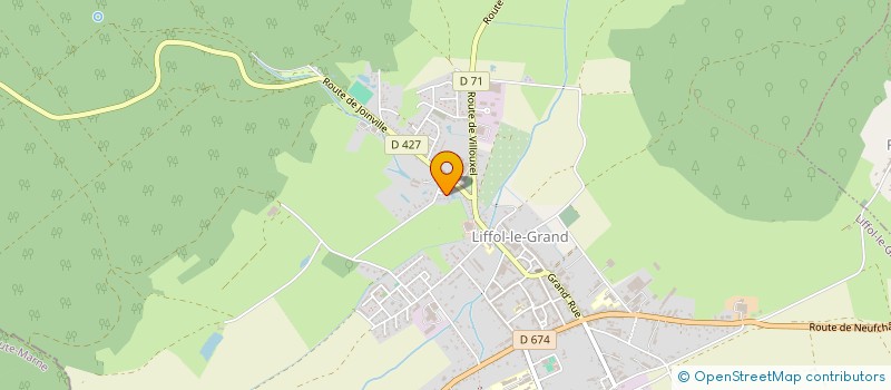 localisation de l'entreprise EDB  LIFFOL-LE-GRAND