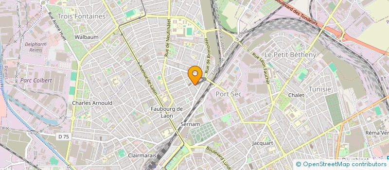 localisation de l'entreprise EDB ACOUSTIC  REIMS