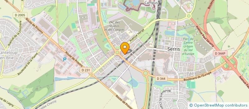 localisation de l'entreprise EDBC  CHESSY