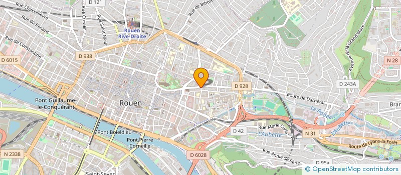 localisation de l'entreprise EDBEN à ROUEN