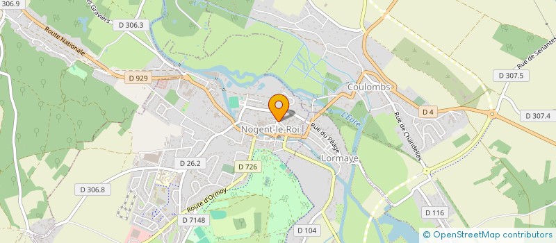 localisation de l'entreprise EDBER à NOGENT-LE-ROI