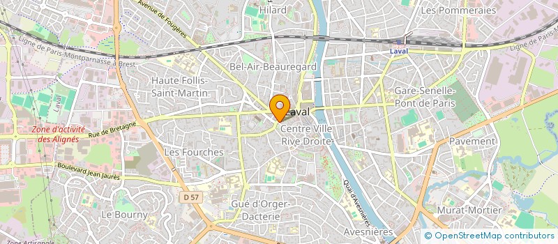 localisation de l'entreprise EDBM à LAVAL