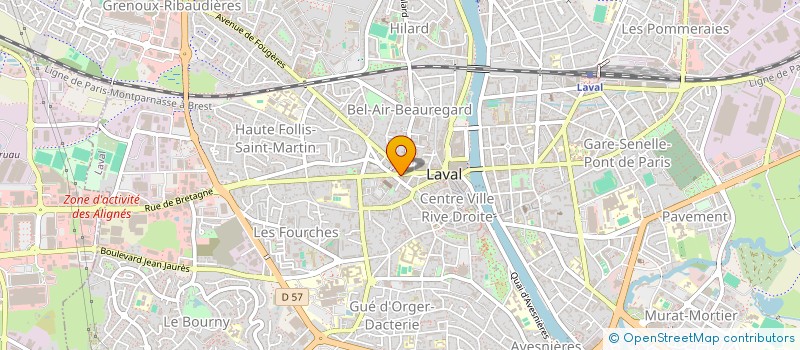 localisation de l'entreprise EDBM FIT à LAVAL