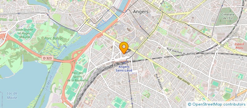 localisation de l'entreprise EDBM FIT ANGERS à ANGERS