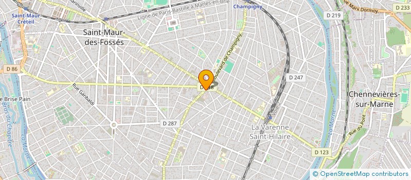 localisation de l'entreprise EDC à SAINT-MAUR-DES-FOSSES