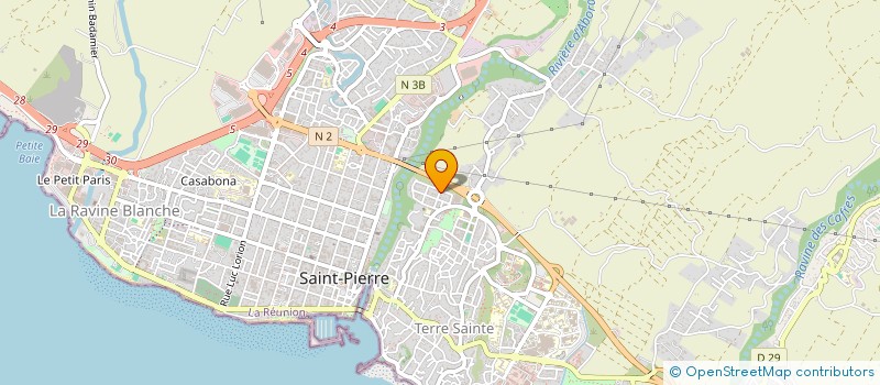 localisation de l'entreprise EDC à SAINT-PIERRE