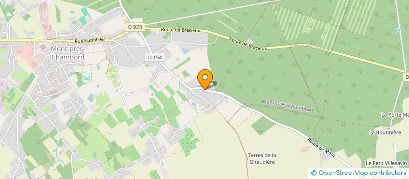 localisation de l'entreprise EDC  MONT-PRES-CHAMBORD