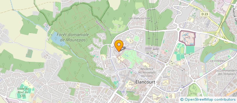 localisation de l'entreprise EDC  ELANCOURT