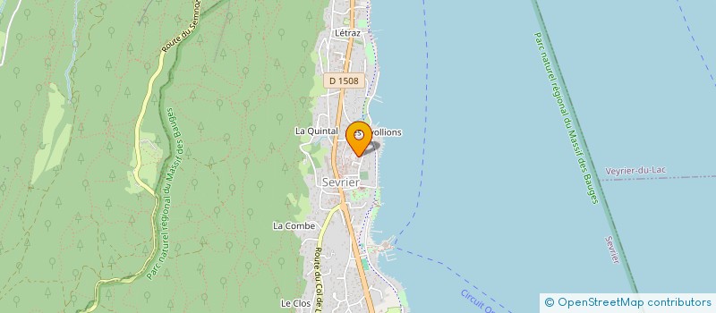 localisation de l'entreprise EDC  SEVRIER