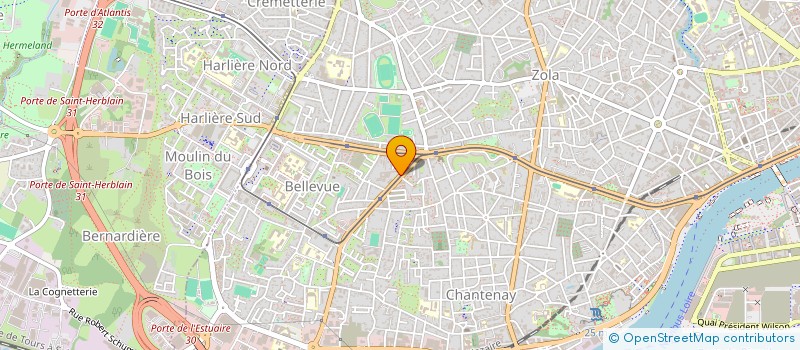 localisation de l'entreprise EDC BATIMENT à NANTES