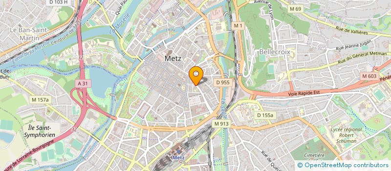 localisation de l'entreprise EDC CITY à METZ