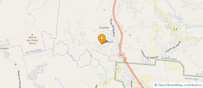 localisation de l'entreprise EDC & EDAJ  RIVIERE-SALEE